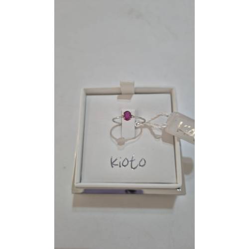 ANELLO KIOTO Solitario Con RUBINO...