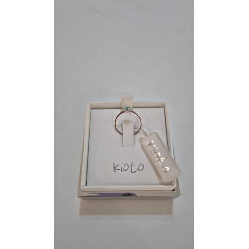 ANELLO KIOTO Solitario Con SMERALDO...