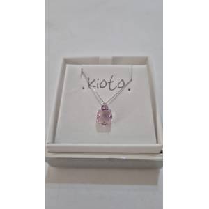COLLANA KIOTO QUARZO ROSA E...