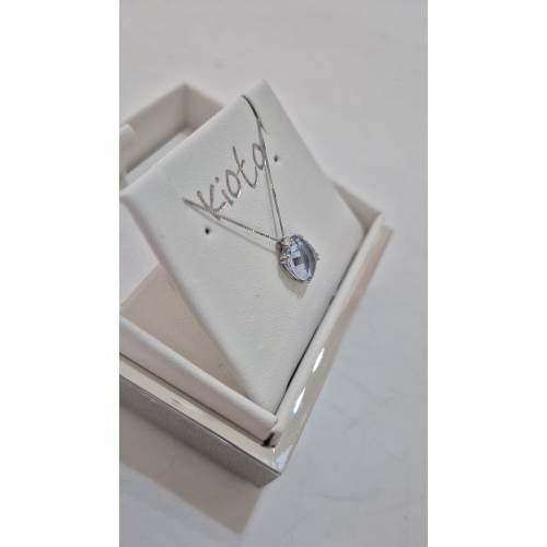 COLLANA KIOTO QUARZO AZZURRO DIAMANTE...