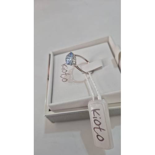 ANELLO KIOTO Solitario Con QUARZO...