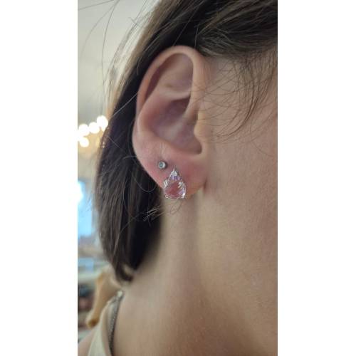 ORECCHINI Puntoluce KIOTO Con QUARZO...