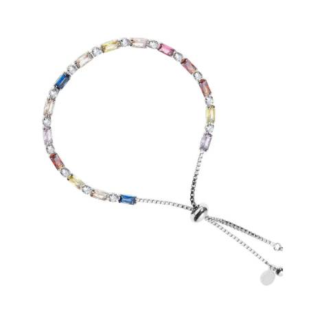 BRACCIALE OTTAVIANI Da Donna Con CRISTALLI MULTICOLOR In Ottone Placcato 501215B
