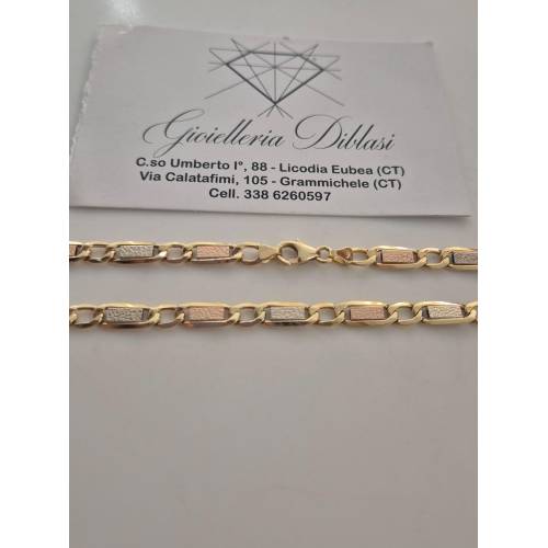 COLLANA ORO 18 Karati 750% GIALLO...