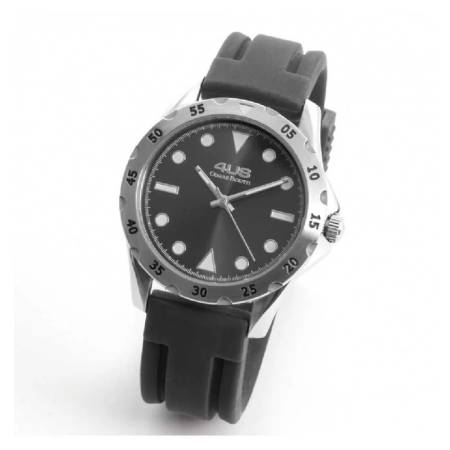 OROLOGIO CESARE PACIOTTI 4US Uomo Da Polso Acciaio Gomma NERO Silicone T4LS328