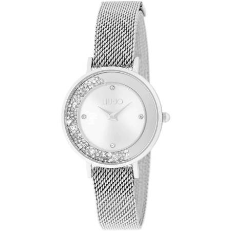 OROLOGIO LIU JO Mini Dancing Slim Donna In Acciaio Silver Maglia Milano TLJ1687