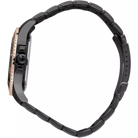 OROLOGIO SECTOR No Limits 230 Uomo Polso Acciaio Nero Rosato Datario R3253161039