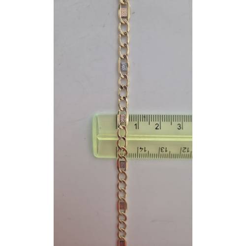 COLLANA ORO GIALLO BIANCO ROSSO 18 Kt...