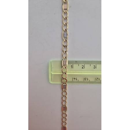 COLLANA ORO GIALLO BIANCO ROSSO 18 Kt 750% Uomo Donna CATENA Girocollo Collier