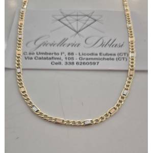 COLLANA ORO GIALLO BIANCO...