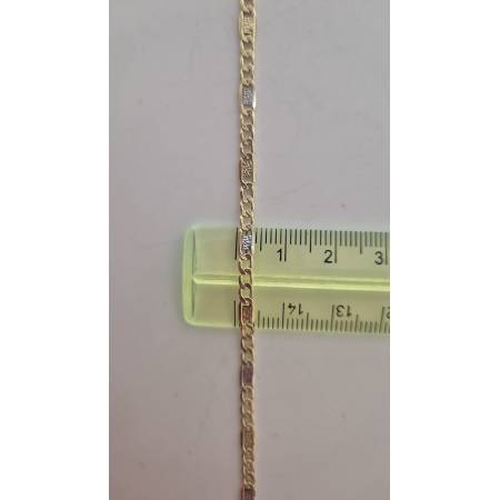 COLLANA In ORO GIALLO BIANCO 18 Karati 750% Uomo Donna CATENA Girocollo Collier