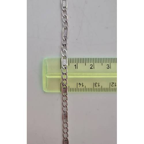 COLLANA ORO BIANCO 18 Karati 750%...