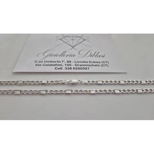 COLLANA ORO BIANCO 18 Karati 750%...