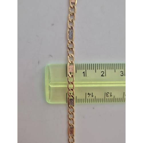 COLLANA ORO GIALLO BIANCO ROSSO 18 Kt...