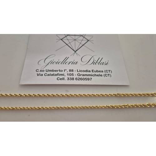 COLLANA ORO GIALLO 18 Karati 750%...