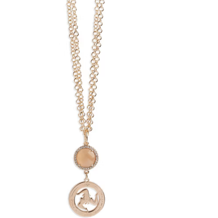 COLLANA CAMURRIA Da Donna A TRINACRIA In Acciaio Rosa Rose Gold CJ.CL02T.4RC