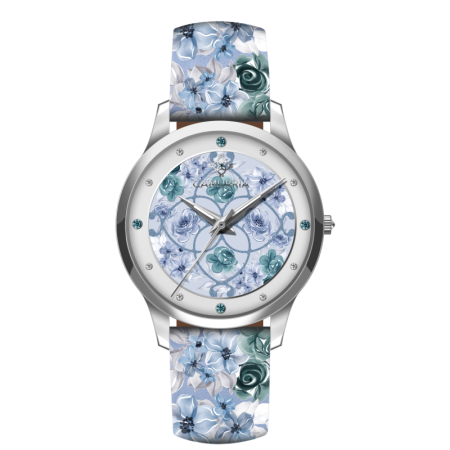 OROLOGIO CAMURRIA Da Donna I CIAURUSI Glamour In Pelle E Acciaio Argentato Steel