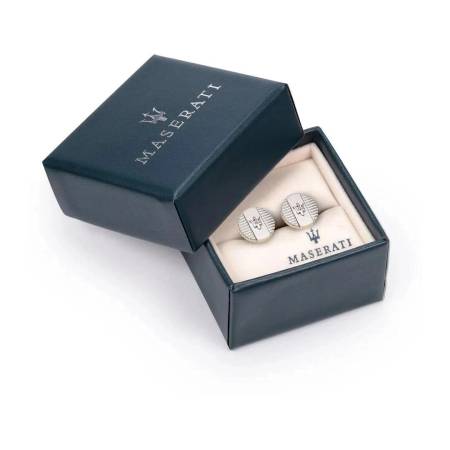 GEMELLI MASERATI Polsini Da Uomo In Acciaio JEWELS Argento E Oro Rosa JM121ATK14