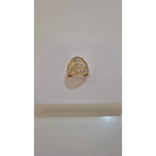 ANELLO Donna ORO Bicolore 18 Karati...