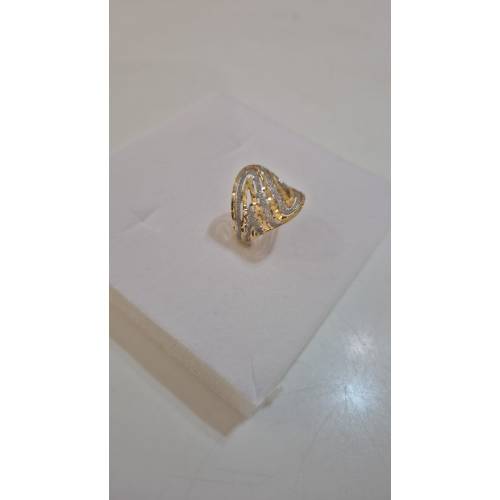 ANELLO Donna ORO Bicolore 18 Karati...