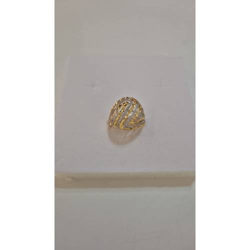 ANELLO Donna ORO Bicolore 18 Karati...