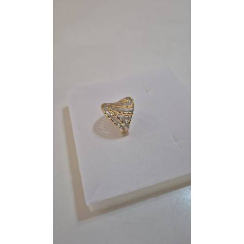 ANELLO Donna ORO Bicolore 18 Karati...