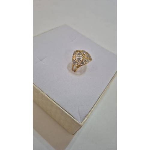 ANELLO Donna ORO Bicolore 18 Karati...