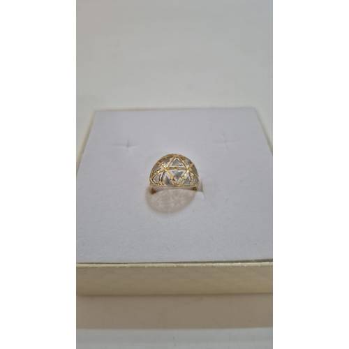 ANELLO Donna ORO Bicolore 18 Karati...