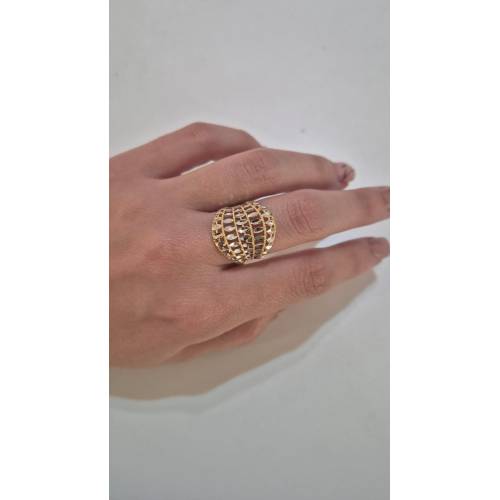 ANELLO Donna ORO Bicolore 18 Karati...