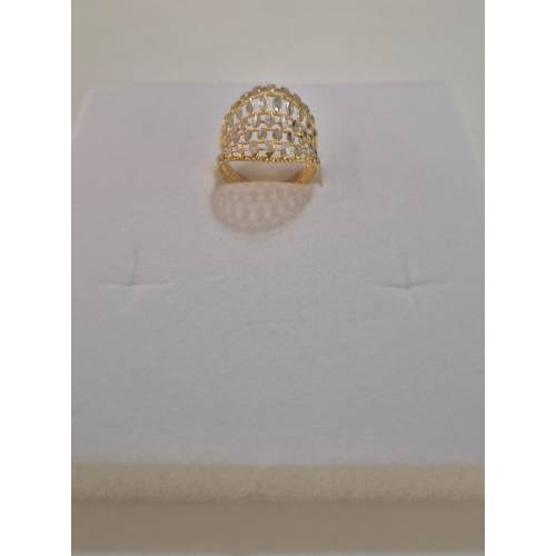 ANELLO Donna ORO Bicolore 18 Karati...