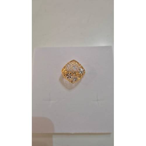 ANELLO Donna ORO Bicolore 18 Karati...