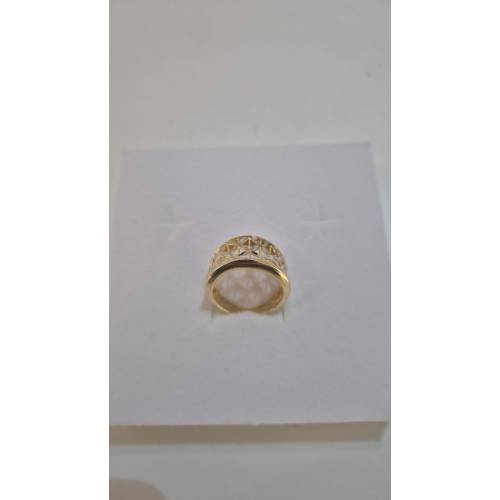 ANELLO Donna ORO Bicolore 18 Karati...