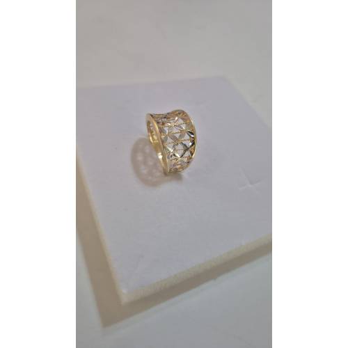 ANELLO Donna ORO Bicolore 18 Karati...
