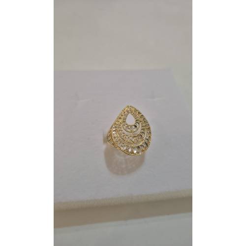ANELLO Donna ORO Bicolore 18 Karati...