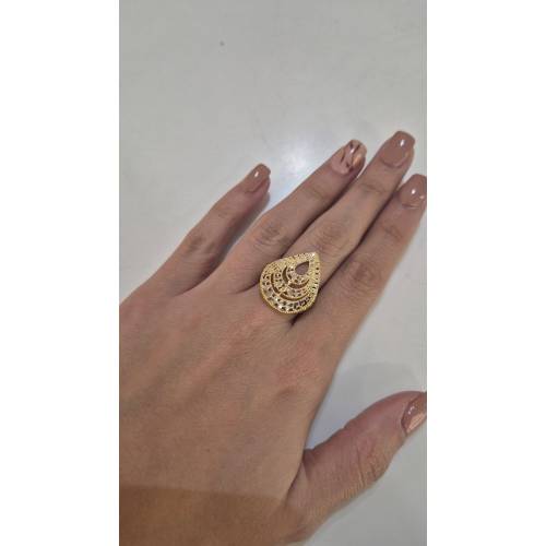 ANELLO Donna ORO Bicolore 18 Karati...