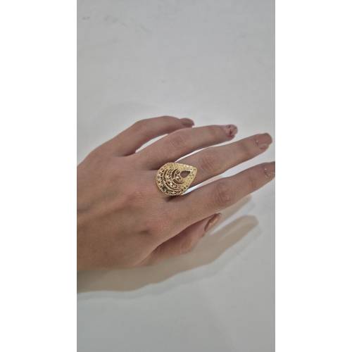 ANELLO Donna ORO Bicolore 18 Karati...