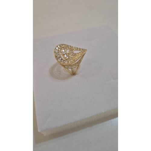 ANELLO Donna ORO Bicolore 18 Karati...