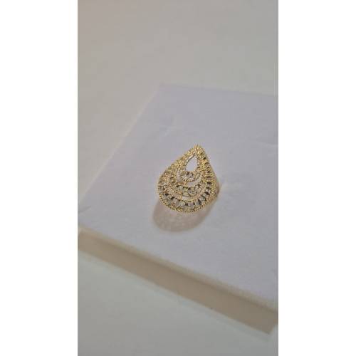 ANELLO Donna ORO Bicolore 18 Karati...