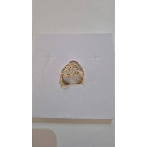 ANELLO Donna ORO Bicolore 18 Karati...