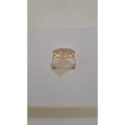 ANELLO Donna In ORO Bicolore 18...