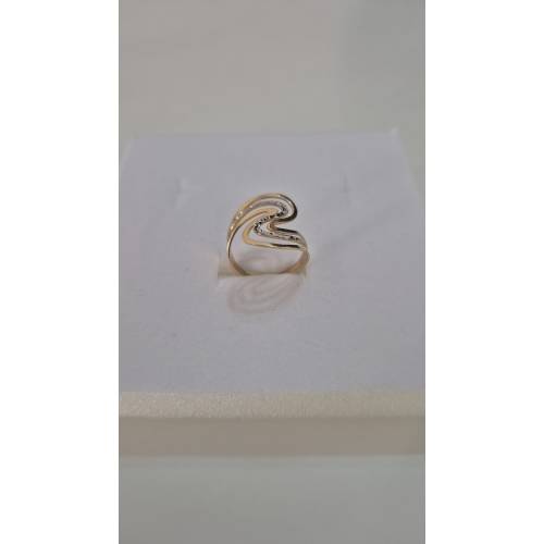 ANELLO Donna ORO Bicolore 18 Karati...