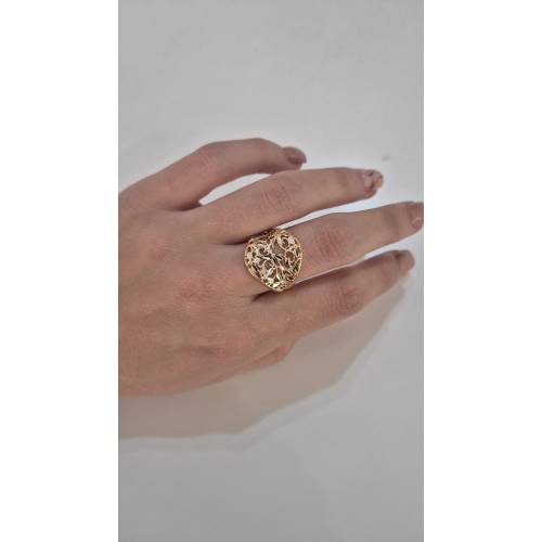 ANELLO Donna ORO Bicolore 18 Karati...