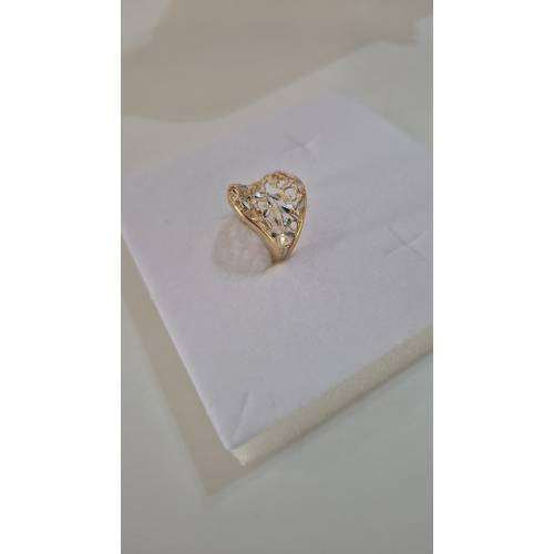 ANELLO Donna ORO Bicolore 18 Karati...