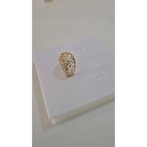 ANELLO Donna ORO Bicolore 18 Karati...