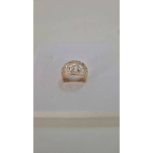 ANELLO Donna ORO Bicolore 18 Karati...