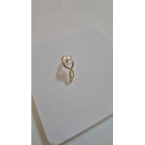 ANELLO Con PERLA Bianca Di... 2