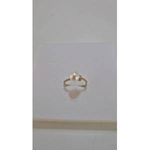 ANELLO Con PERLA Bianca Di...