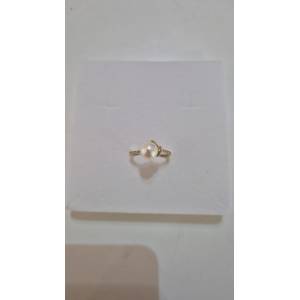 ANELLO Con PERLA Bianca Di... 2