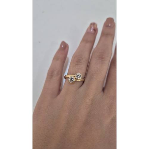 ANELLO Da Donna In ORO GIALLO 18...