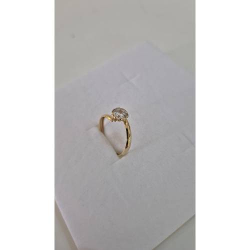 ANELLO Donna ORO GIALLO 18 Karati...